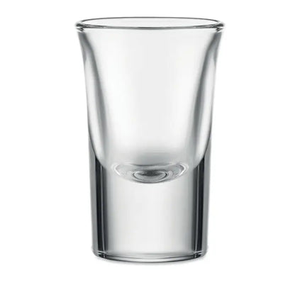 Pahar de shot 28 ml din sticla clara cu design conic si margine usor curbata pentru servirea bauturilor spirtoase