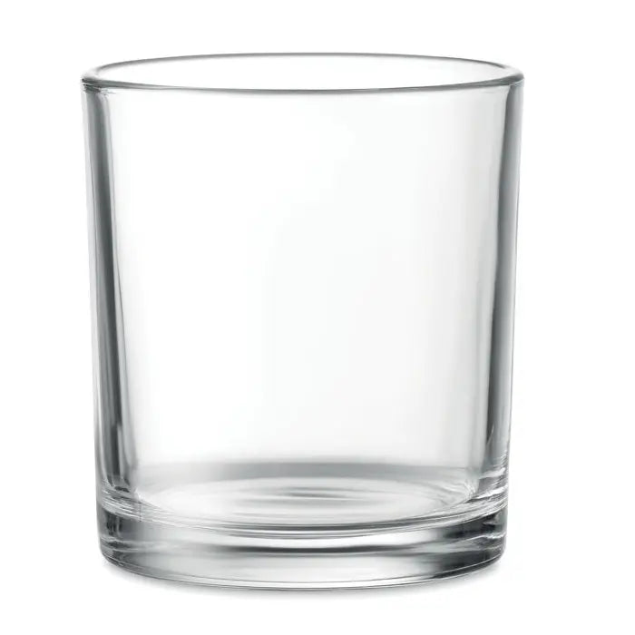 Pahar pentru bautura scurta de 300 ml din sticla transparenta cu baza solida si margine neteda rotunjita