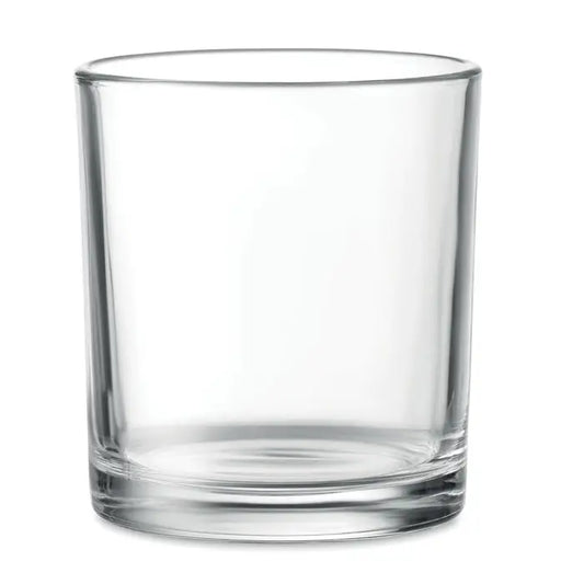 Pahar pentru bautura scurta de 300 ml din sticla transparenta cu baza solida si margine neteda rotunjita