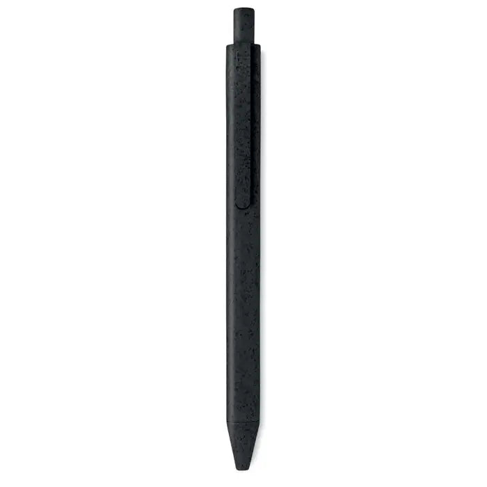 Stilou tip push paie de grau din abs cu finisaj mat si design minimalist texturat negru