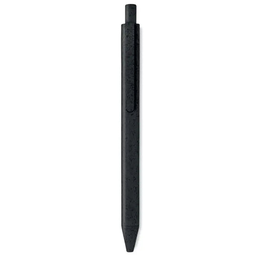 Stilou tip push paie de grau din abs cu finisaj mat si design minimalist texturat negru