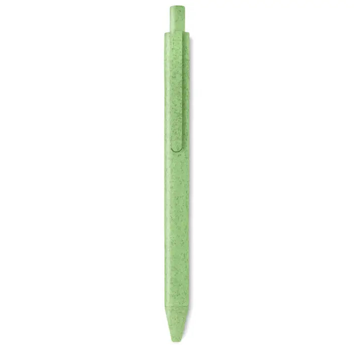 Stilou tip push paie de grau abs cu finisaj texturat si aspect minimalist in nuanta verde deschis