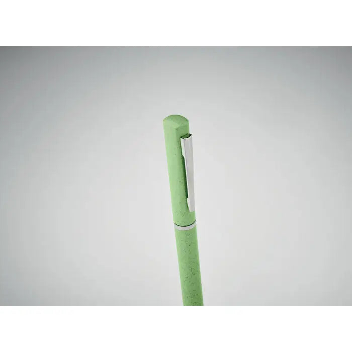 Paie de grau abs twist pen un pix verde deschis cu grip texturat si accente metalice argintii elegante