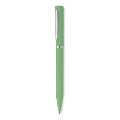 Paie de grau abs twist pen un stilou elegant verde deschis cu grip texturat si accente argintii