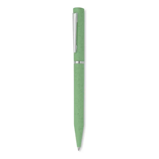 Paie de grau abs twist pen un stilou elegant verde deschis cu grip texturat si accente argintii