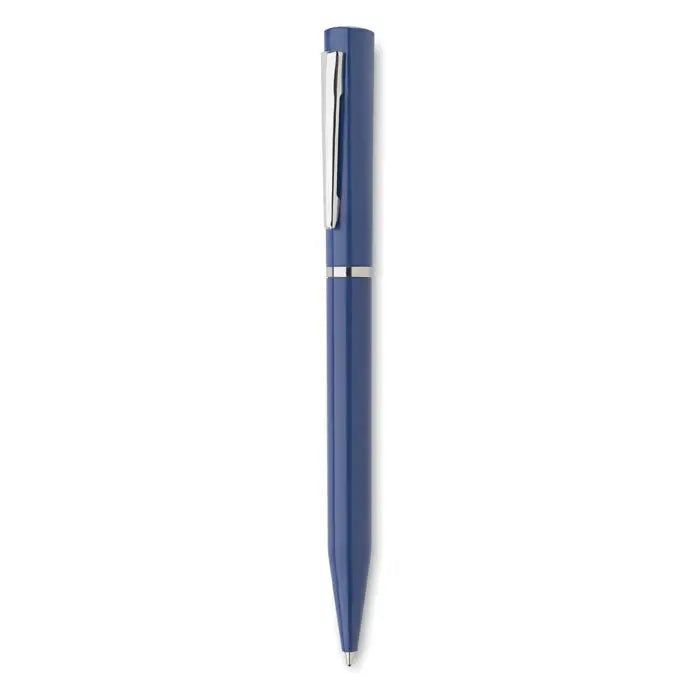 Paie de grau abs twist pen albastru cu clip si finisaje metalice elegante pentru scris fin si confortabil