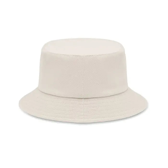 Palarie de soare din bumbac periat 260gr/m² off-white cu textura si cusaturi subtile minimalista