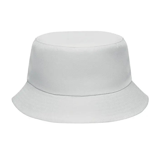 Palarie poliester 150 gr/m² alba din material tesut cu bor moale usor curbat