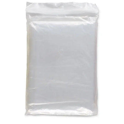 Pelerna de ploaie pliabila transparenta intr-un sac zip-top din plastic clar polibag