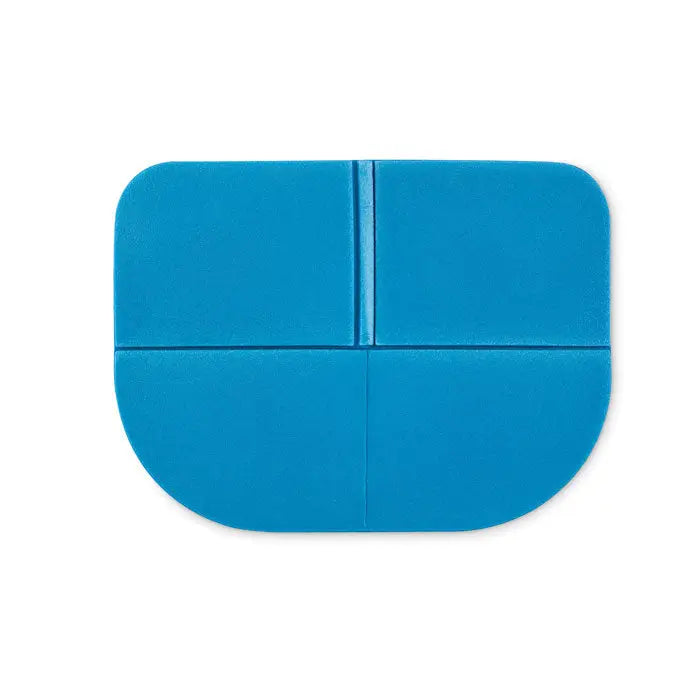 Organizer de pastile din silicon albastru cu patru compartimente pentru perna de scaun pliabila pentru exterior