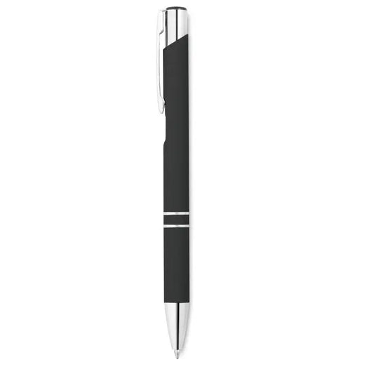Pix cu finisaj cauciucat negru si argintiu cu design modern si grip texturat din cauciuc si accente cromate polish