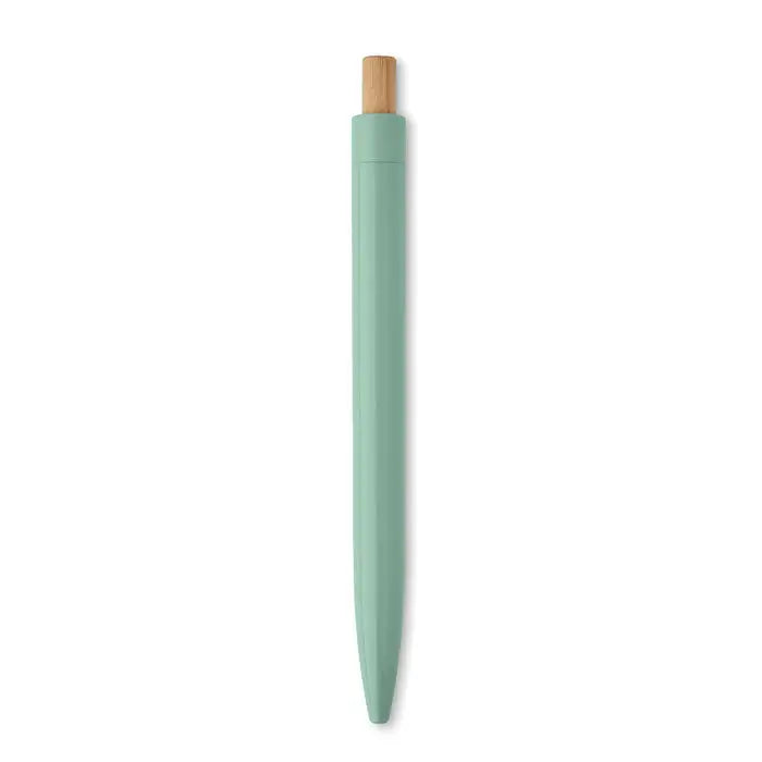 Un pix din abs reciclat mint verde cu capac din lemn natural si design elegant