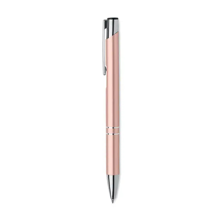 Pix din aluminiu reciclat rose gold metalic cu accente argintii și design modern elegant