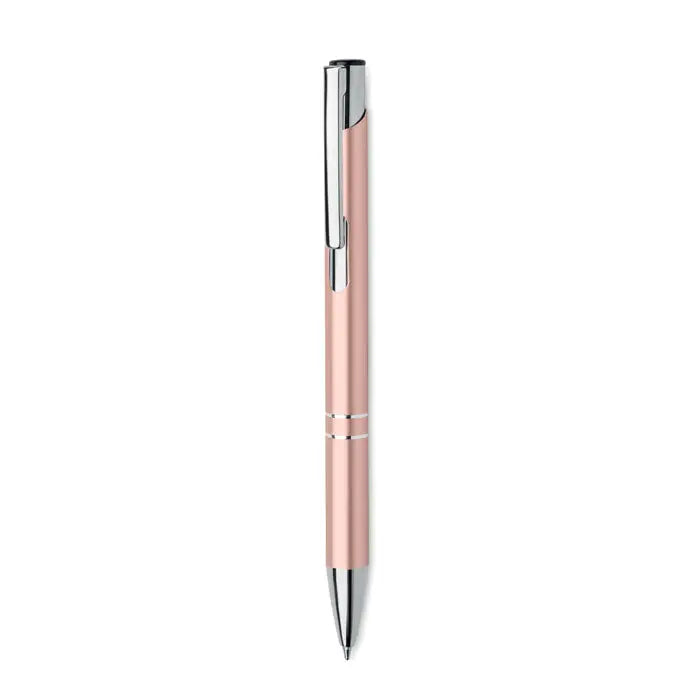 Pix din aluminiu reciclat cu design modern si mecanism metalic rose gold cu accente argintii