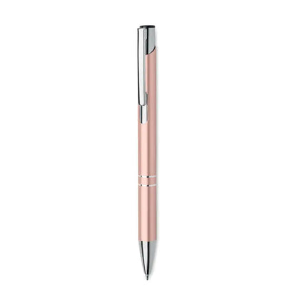 Pix din aluminiu reciclat cu design modern si mecanism metalic rose gold cu accente argintii