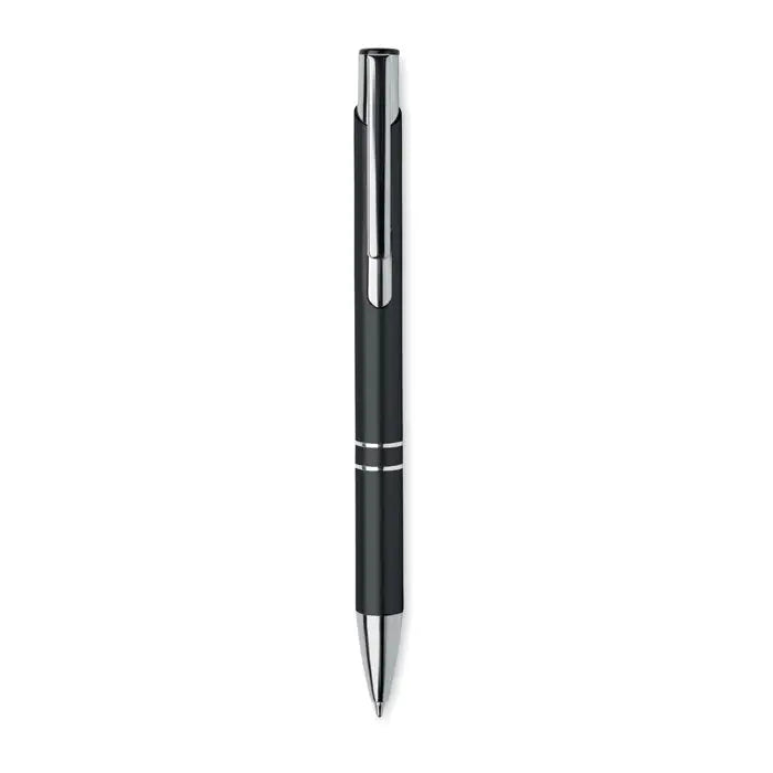 Pix din aluminiu reciclat negru și argintiu cu design modern și accente metalice eleganta pentru scris