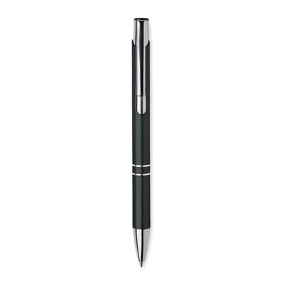 Pix din aluminiu reciclat negru și argintiu cu design modern și accente metalice eleganta pentru scris