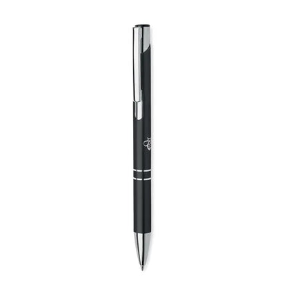 Pix din aluminiu reciclat negru cu accente argintii si design modern pentru scris de precizie