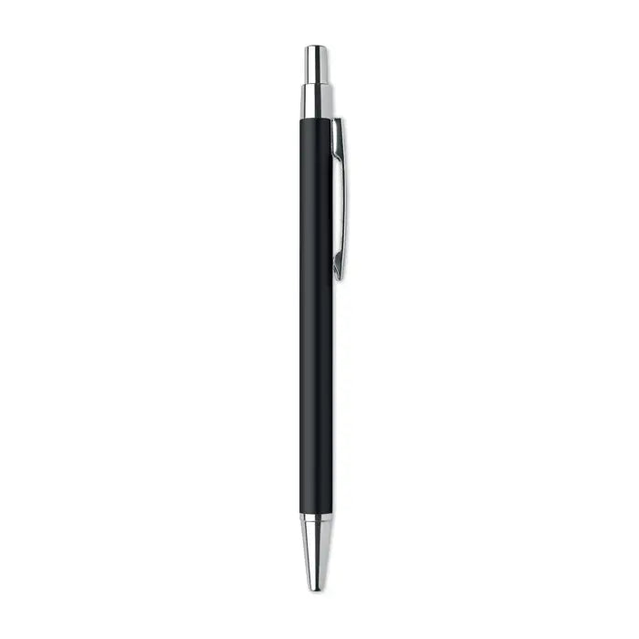 Pix din aluminiu reciclat negru cu accente metalice argintii pentru scris profesional