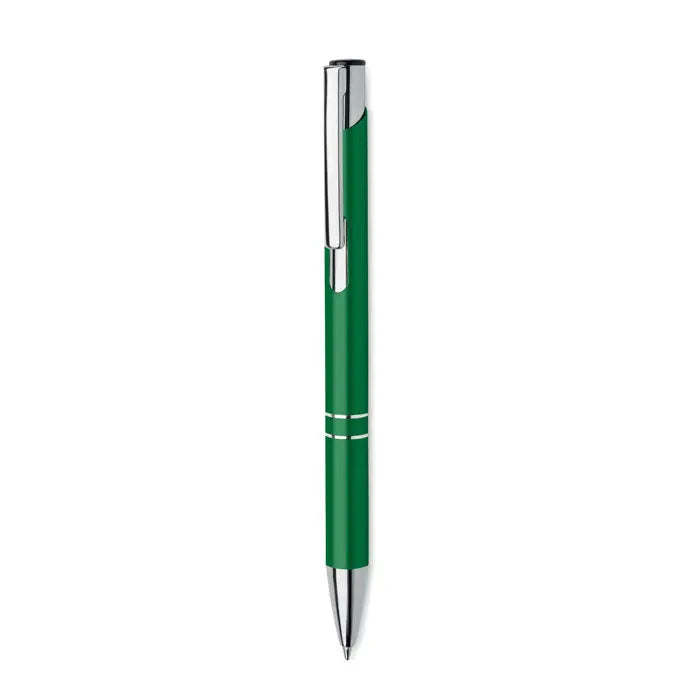 Pix din aluminiu reciclat verde cu design modern si accente metalice argintii