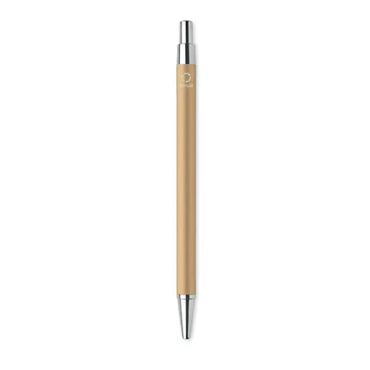 Pix din aluminiu reciclat tan color cu design retractabil si accente metalice argintii elegant