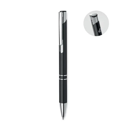 Pix din aluminiu reciclat cu design modern negru si argintiu si accente metalice elegante
