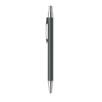 Pix din aluminiu reciclat negru mat cu accente metalice argintii pentru scris elegant