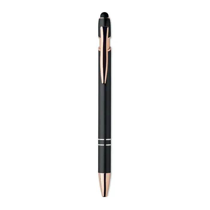 Pix din aluminiu reciclat stilou digital negru si rose gold cu design modern si elegant