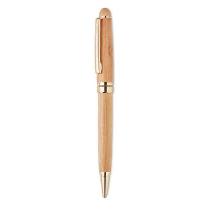 Elegant pix din bambus cu accente metalice aurii si design minimalist, prezentat in cutie eleganta