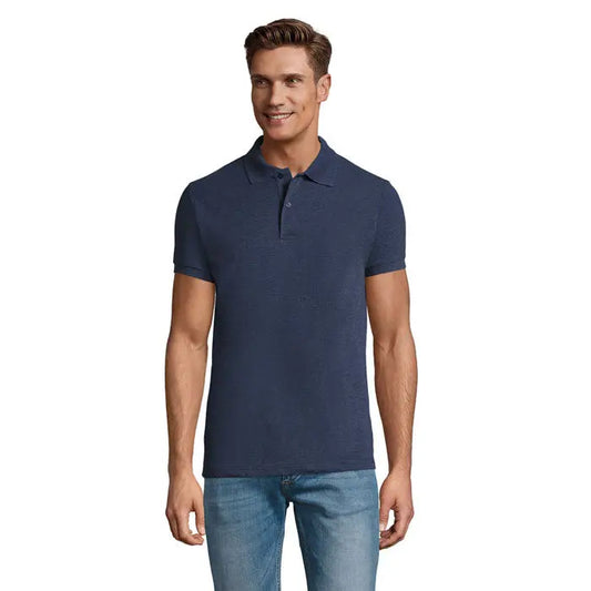 Polo perfect men 180g tricou polo texturat navy blue din bumbac de 180g ideal pentru utilizare casual