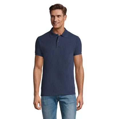 Tricou polo perfect men 180g bleumarin cu textura din bumbac ideal pentru tinute casual elegante