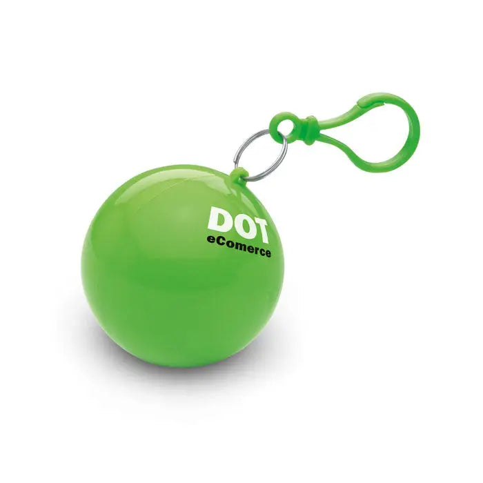 Difuzor portabil poncho rotund verde aprins cu clema asortata si branding dot ecommerce