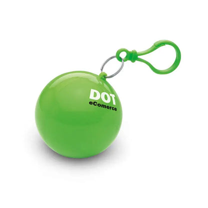 Difuzor portabil poncho rotund verde aprins cu clema asortata si branding dot ecommerce