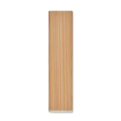 Power bank 2600 mAh cu finisaj din lemn natural și culoare maro deschis pentru încărcare portabilă eficientă