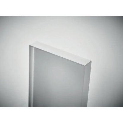 Premiul de cristal block de expunere acrilic transparent cu margini lustruite si design dreptunghiular minimalist