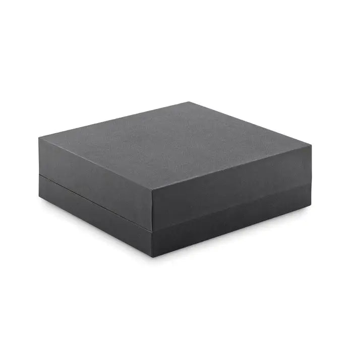 Cutie cadou pătrată neagră mate premiul de cristal cu design minimalist curat
