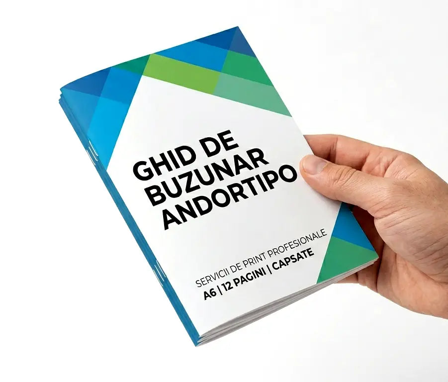 print brosuri a6 format buzunar tinuta in palma