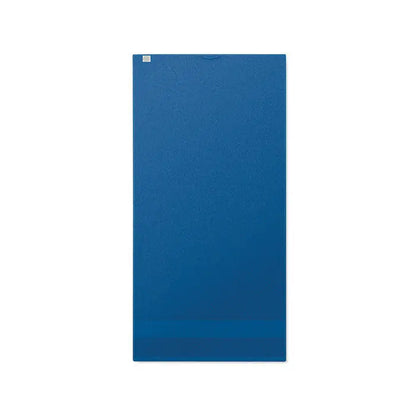 Prosop bumbac organic albastru texturat 100x50cm pentru yoga si relaxare