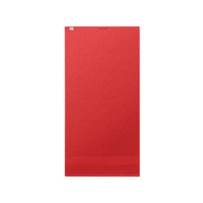 Prosop bumbac organic 100x50cm cu textură roșie pentru yoga din bumbac organic