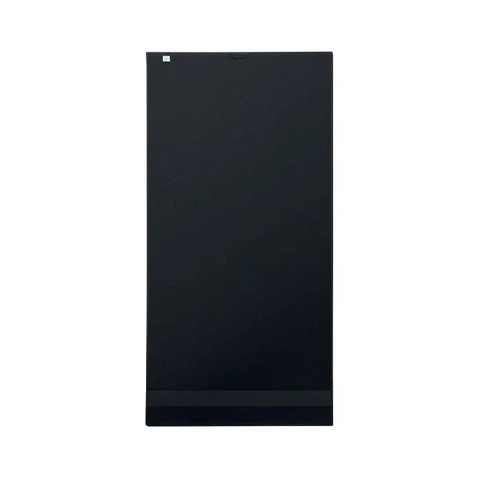 Prosop bumbac organic 140x70cm cu design minimal si finisaj lucios pe ecran dreptunghiular negru