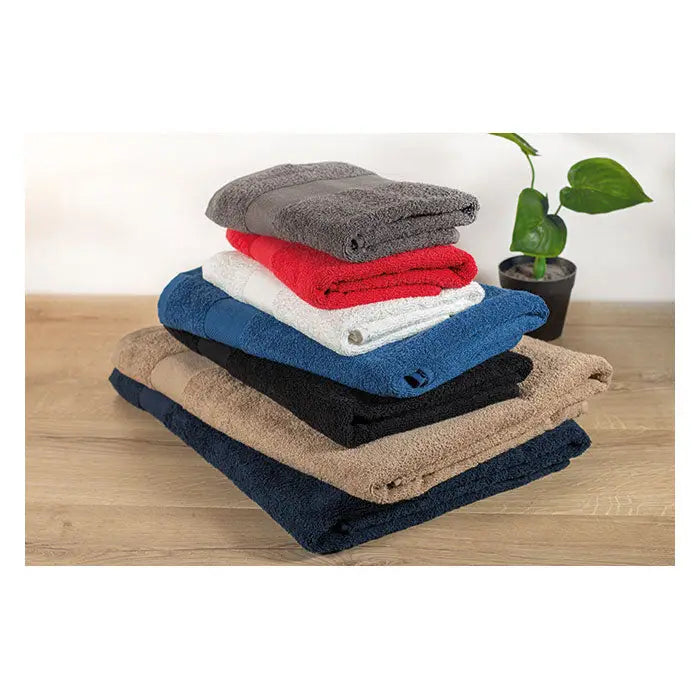 Prosop bumbac organic 140x70cm set de prosoape plușate pliate în gri roșu alb albastru negru și bej
