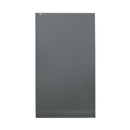Panou dreptunghiular negru mat texturat minimal pentru prosop bumbac organic 180x100cm