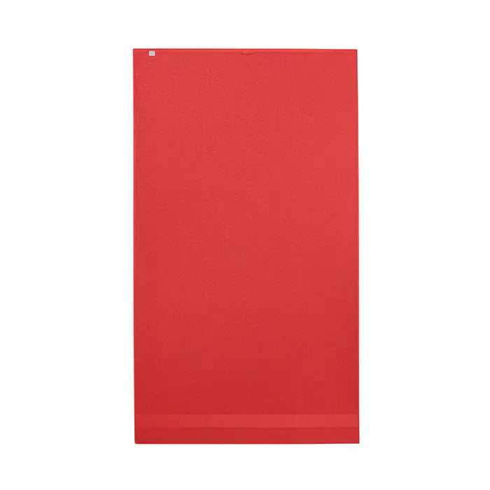 Prosop bumbac organic 180x100cm rosu texturat ideal pentru plajă