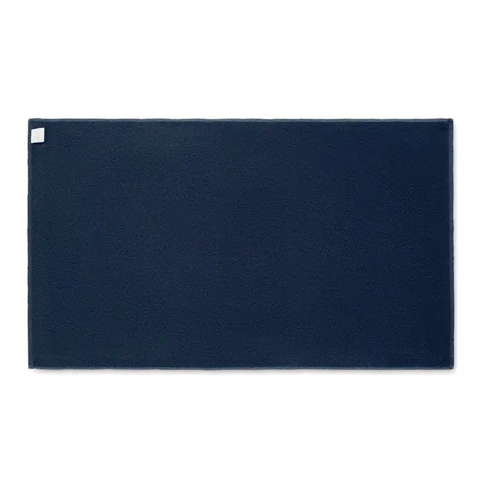 Prosop seaqual 100x170cm mată de baie dreptunghiulară albastru marin cu textură moale și margini finisate uniform