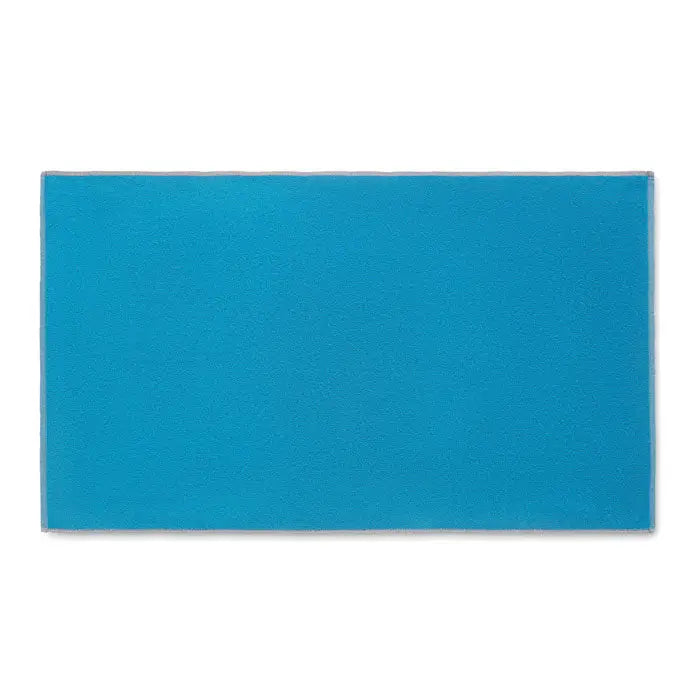 Prosop seaqual® 100x170cm solid albastru dreptunghiular cu suprafata texturata si plusata