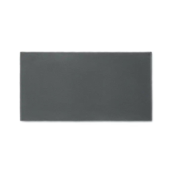 Prosop seaqual 70x140cm o față de baie dreptunghiulară gri închis cu suprafață moale și texturată