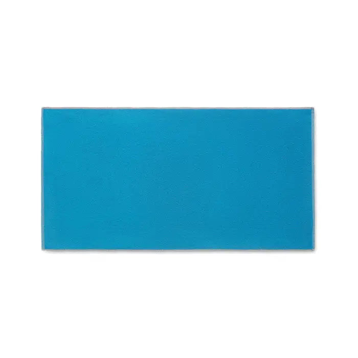 Prosop turcoaz solid prosop seaqual 70x140cm din material texturat moale pentru uz zilnic