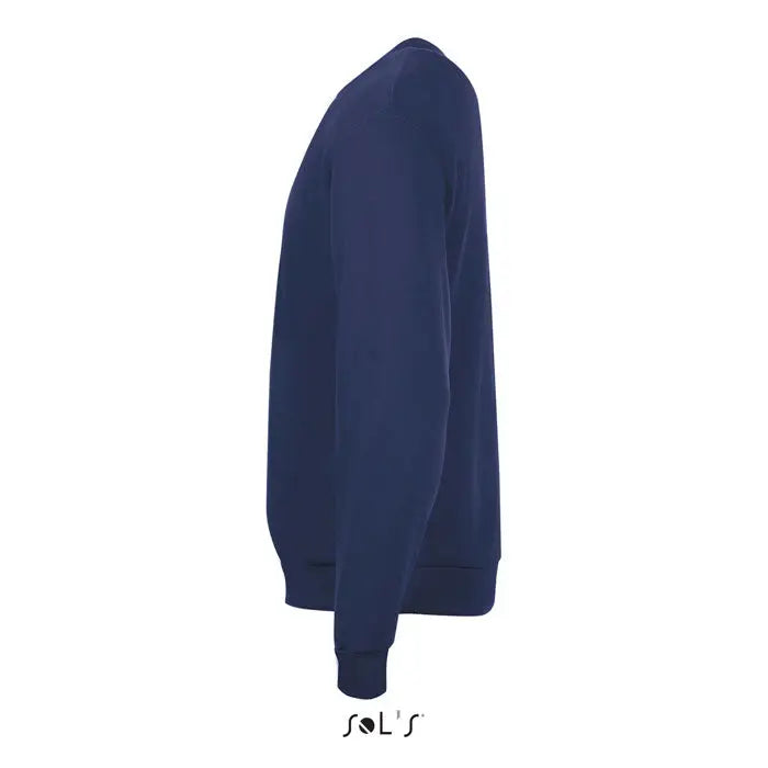 Navy blue crewneck sweatshirt pullover barbati pajian 260g din bumbac confortabil si rezistent