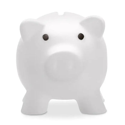 Pusculita albă din ceramică cu ochi negri mici pentru economisire eficientă