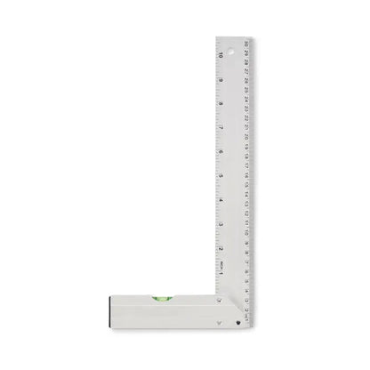 Rigla de nivel din aluminiu 30 cm l forma cu bula verde si indicator de nivel pentru masurare precisa